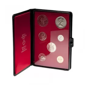 1987 Canadian 7-Coin Proof Double Dollar Set ft $1 John Davis